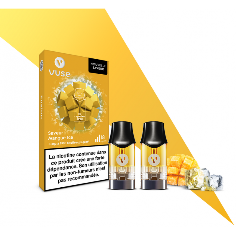 Capsule Epod Saveur Mangue Ice Vuse